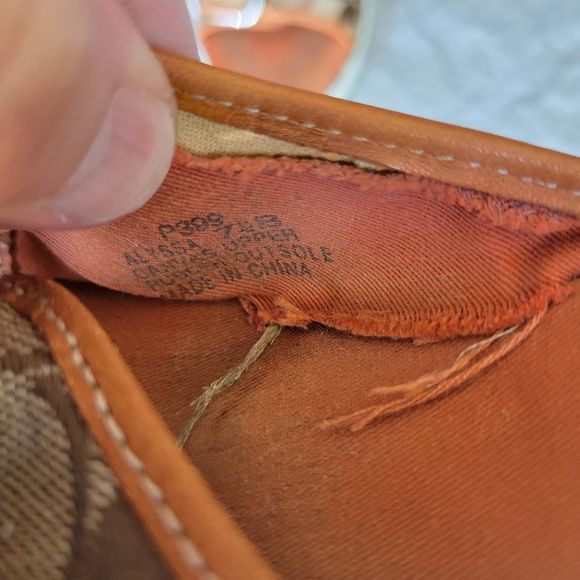 Coach Women's Tan Slip-On Shoes - Picture 5 of 7